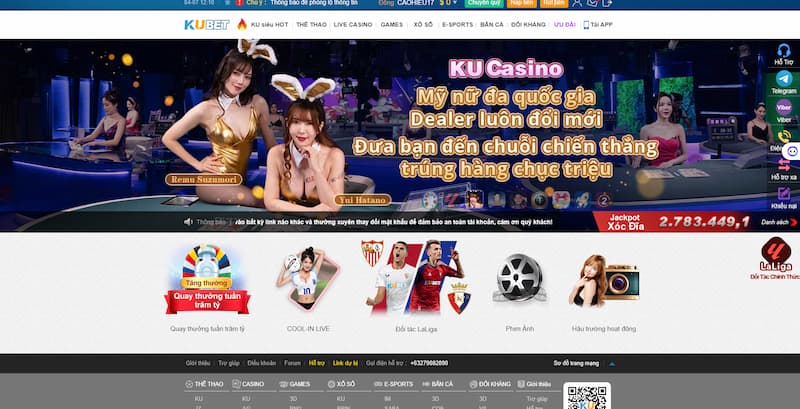 Các phương thức nạp tiền Kubet đang có